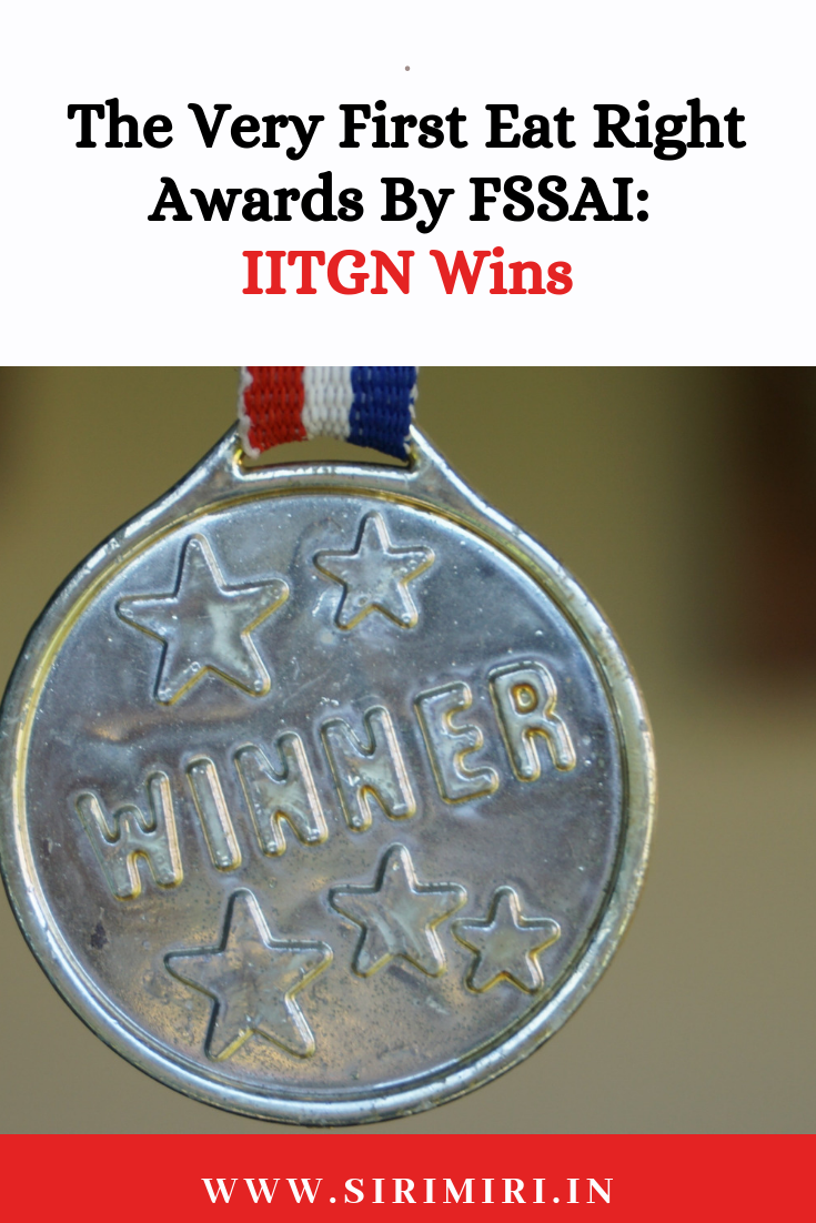 Very First Eat Right Awards By FSSAI_ IITGN-Wins-Sirimiri